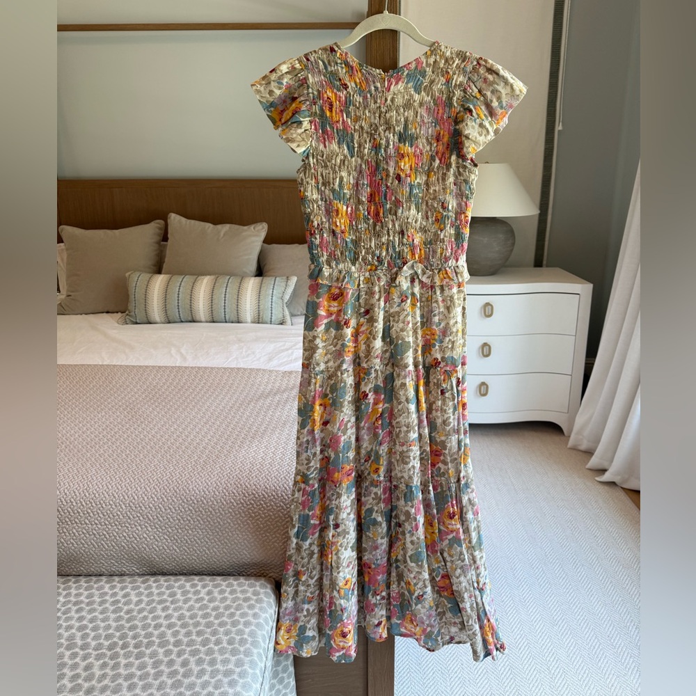 SEA Ines Floral Fit & Flare Dress - Picture 7 of 8